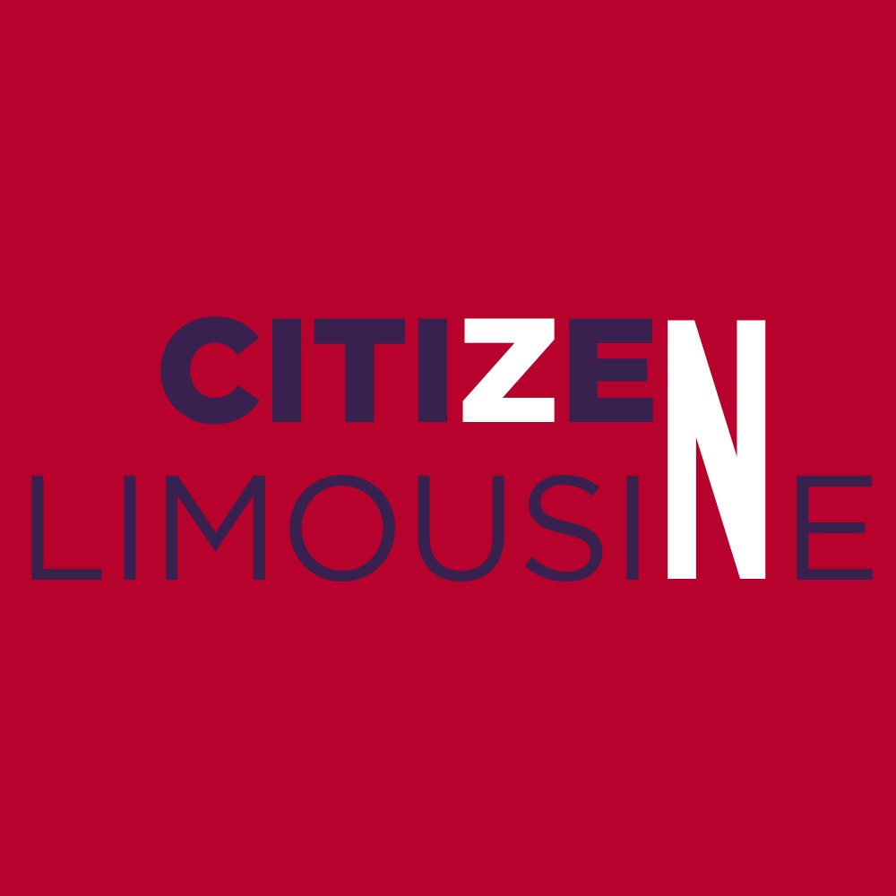 logo Citizen Limousine sur fond rouge